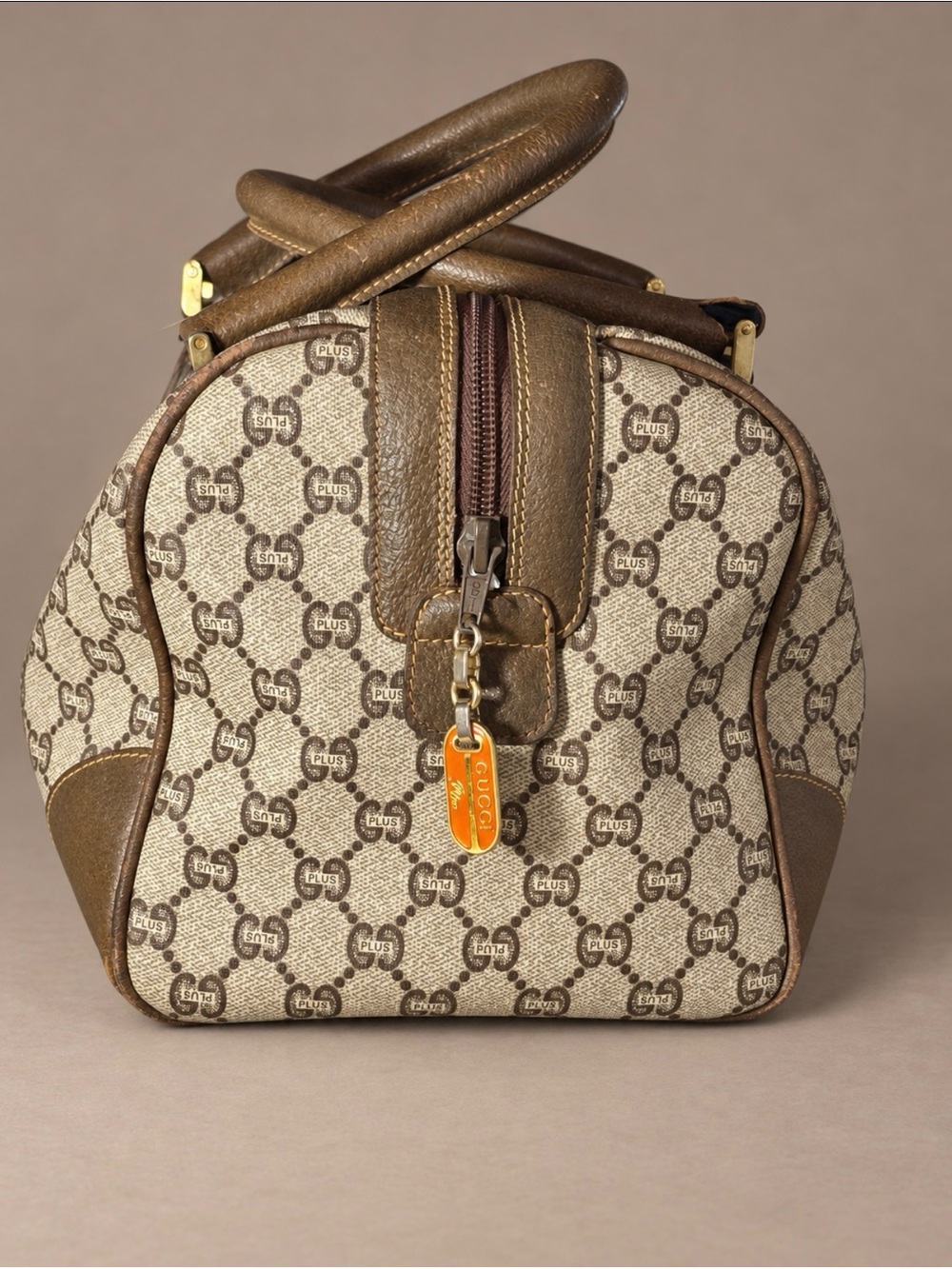 RARE Authentic Vintage Gucci Plus Boston Bag & Pristine Matching Wallet - Picture 6 of 13